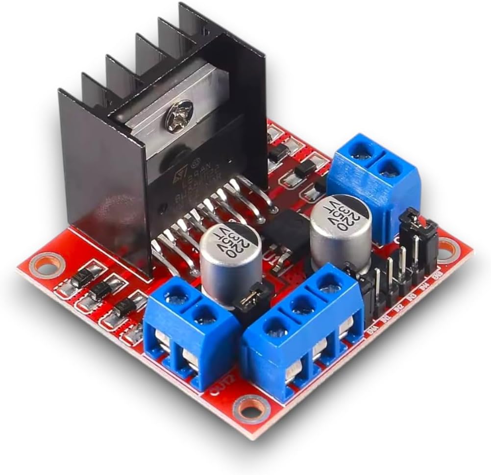  Voltaj Regulatörlü Çift Motor Sürücü Kartı